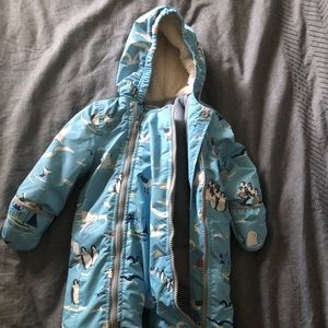 Baby Boden Boys Snowsuit 6-12 months